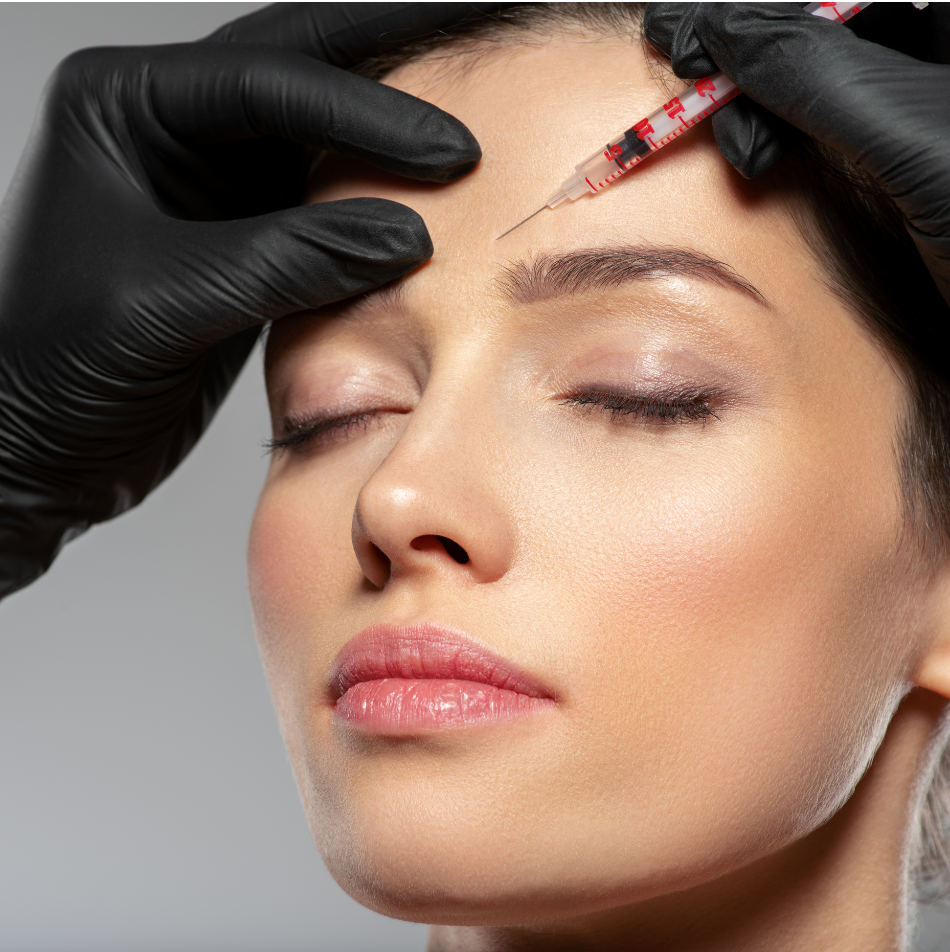 Patient getting Botox injections at Arizona Smiles in Gilbert, AZ, with same-day Botox treatments from top-rated providers.
