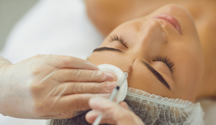 Relaxed patient at a top-rated Botox provider in Gilbert, AZ, taking advantage of affordable Botox treatments tailored to their needs.